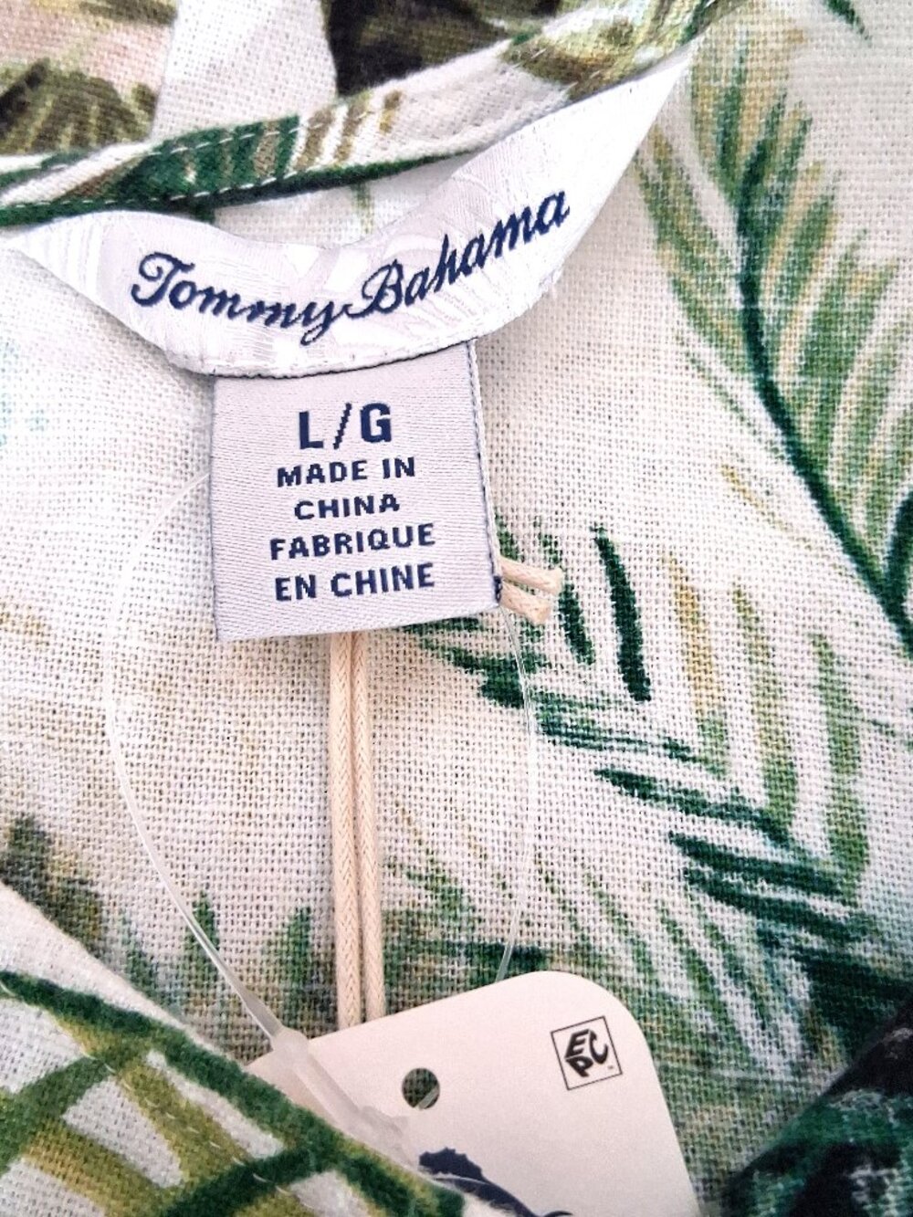 Tommy Bahama Forte Dei Tommy Shift Dress Linen Blend Palm Print - Picture 7 of 13